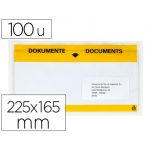 envelope-autoadesivo-q-connect-porta-documentos-multilingue-225x165-mm-janela-transparente-pack-de-100-unidades-1