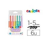 marcador-carioca-fluorescente-pastel-blister-de-6-cores-sortidas-1