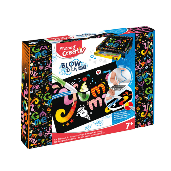 Marcador De Sopro Maped Creativ Blow Pen Art C/10+5 Canetas Sortidas